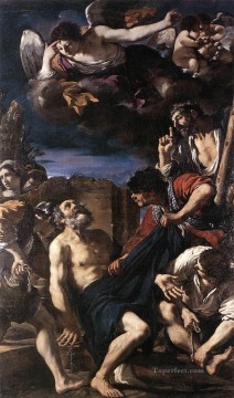 Guercino Painting - The Martyrdom of St Peter Baroque Guercino